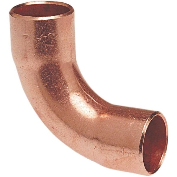 5/8 in. Wrot Copper 90-Degree C x C Long Radius Elbow